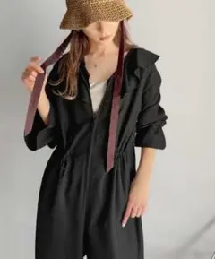 新品！ブラックオールインワンLサイズ