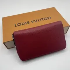 ルイヴィトン エピ ジッピーウォレット コンパクト カーマイン 財布