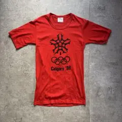 80s Calgary Olympic tシャツ シングルステッチ