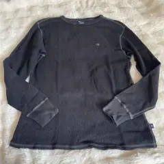 Champion チャンピオン 長袖シャツ トレーナー ワッフル メンズ M