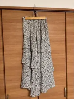 花柄　ロングスカート Fサイズ　イング　INGNI