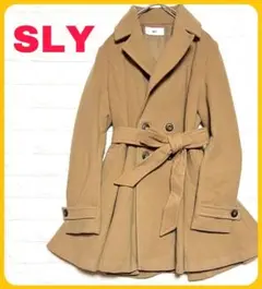 《SLY》スライ レディース フレアコート ワンピースコート アウター お洒落