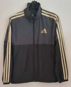 adidas ナイロンジャケット　ボーイズ　ガールズ　レディース　160