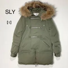 新品未使用 SLY スライ モッズコート ダウンコート ラクーンファー