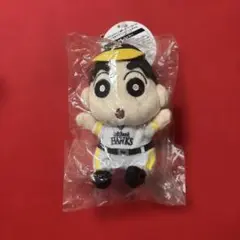 ソフトバンクホークス　クレヨンしんちゃん ぬいぐるみ　キーホルダー