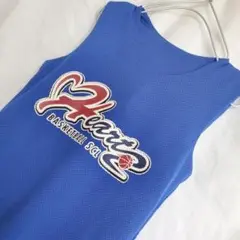 HEARTS バスケットボール ビブス ユニフォーム 青 ブルー バスケ Jr.