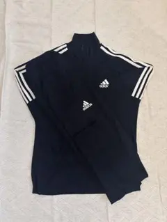 adidas ネイビージャージ上下セット
