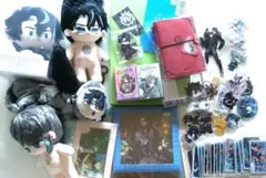 原神 リオセスリ、アルハイゼン まとめ売り ぬいぐるみ アクスタ 缶バッジ 色紙
