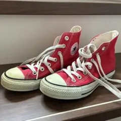 converse オールスター コンバース　ハイカット　赤RED キッズ22cm