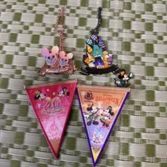 レア！ディズニー40周年バッグチャームセット Amazon.co.jp: 東京ディズニーランド40周年 チャームセット 5個