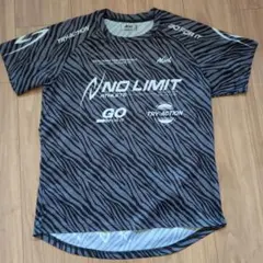 Nishi ゼブラ柄 陸上用Tシャツ Mサイズ