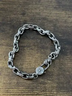 silver925 ブレスレット　シルバー　ビンテージ加工　燻し研磨加工