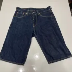 Levi'sリーバイス ハーフデニム W28 Lot501 インディゴカラー