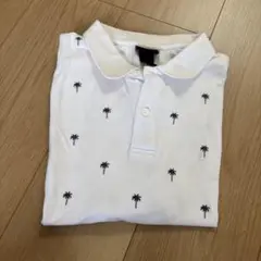 ホワイト ポロシャツ Mサイズ