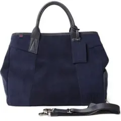 BEAMS GOLF PURPLE LABEL スエード ビッグ トートバッグ