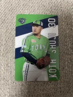 ヤクルトスワローズ　荘司宏太投手　燕パワー　グルメカード