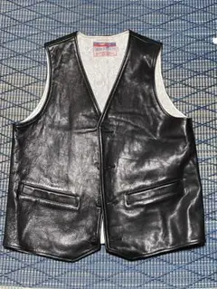 【希少サイズ】美品 CALEE leather vest XLsize