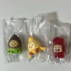 【匿名配送】こびとづかん　おすわりマスコット4 セット