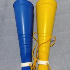 仙台育英　応援メガホン 青 黄 2個セット