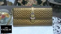 COACH コーチ 長財布 レディース ブラウン 美品
