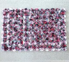 ヨーヨーキルト　ハンドメイド　マルチカバー