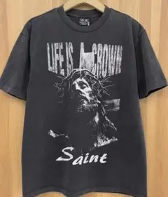 SAINT Mxxxxxxイエス・キリスト グラフィックTシャツMサイズ
