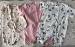 60サイズ　半袖ロンパース