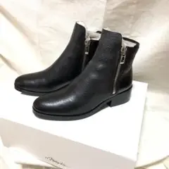 【新品未使用】フィリップリム ショートブーツ レザー ボア