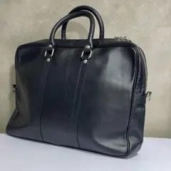 新品 黒鞄 フレッシャーズ ビジネスバッグ レザーブリーフ レザーバッグ