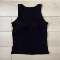UNIQLO ユニクロ リブブラトップ アメリカンスリーブ S