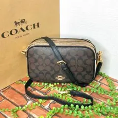 ≪新品≫COACH ショルダーバッグ シグネチャー バイカラー