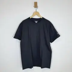 Champion【L】チャンピオン ブラック Tシャツ 未使用品 刺繍ロゴ 美品