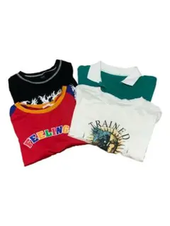 クロップド丈tシャツ4枚セット[GU&SHEIN]