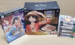 PS3本体 ONE PIECE GOLD EDITION ＋ソフト14本