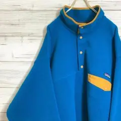【極美品】パタゴニア シンチラ スナップT ブルー XL ビッグシルエット