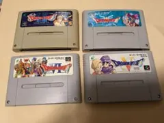 【動作確認済】スーパーファミコン用ソフト4本セット!