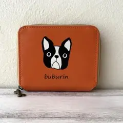 FLAPPER（フラッパー）ブブリン 二つ折り財布　フレンチブルドッグ