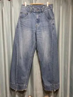 美品　ADAM ET ROPÉ アダムエロペ　ルーズフィットアジャストデニム