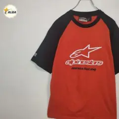 【希少】Tシャツ　アルパインスターズ　ホンダレーシング　コラボ　ヴィンテージ　M