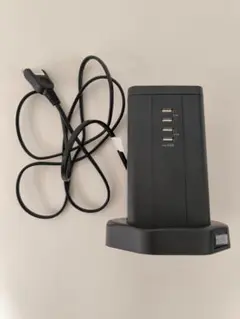 エルパタワー型 電源タップ 12個口 USB×4 マグネット付 集中スイッチ付