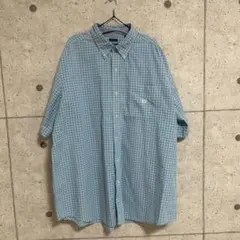 CHAPS チェック柄 半袖シャツ 2XT/2TGL