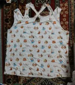 フランシュリッペ キャミタンクトップ 夏休み柄 3 L 5fl 美品