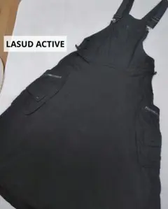 【難あり】LASUD ACTIVE　サロペットワンピース