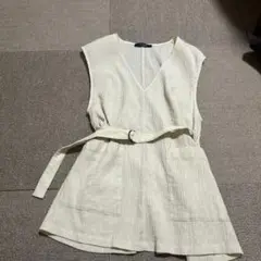 ダブルクローゼット　ジレ　アイボリーベージュカラー