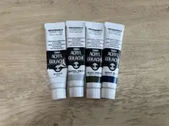 アクリルガッシュ　アクリル絵の具　4本セット