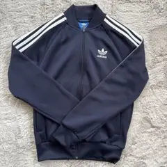 Adidas originals トラックジャケット　ジャージ　ネイビー　紺　S