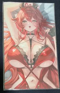 プレイマット女神NIKKE レッドフード 巨乳 美少女 タペストリー
