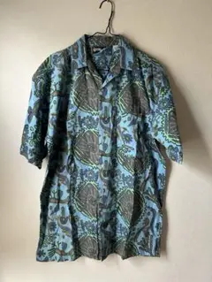 インド綿　柄シャツ　民族　ヴィンテージ　90年代　個性的　リゾート