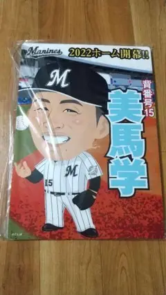 ロッテ 美馬選手 応援パネル