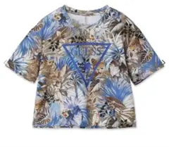 GUESS Triangle Logo Crop Tee 新品未使用　L